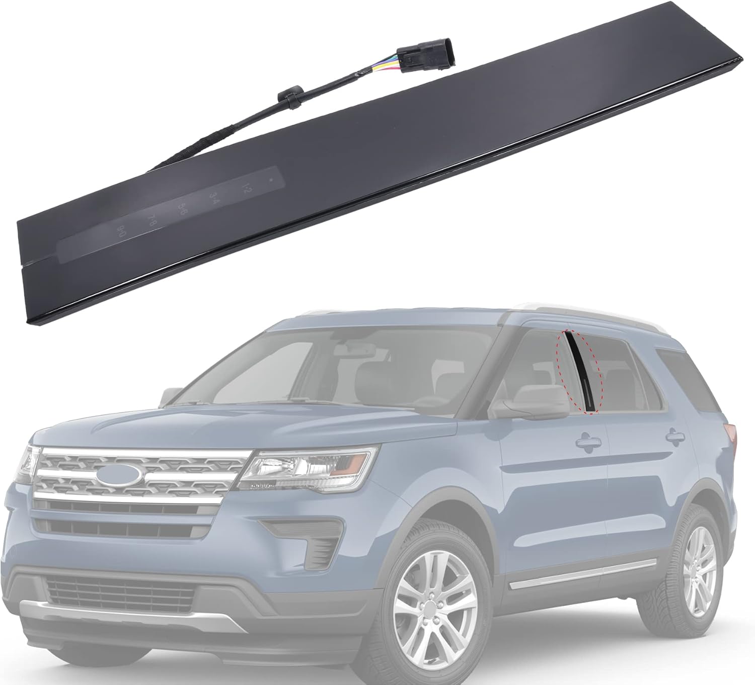 Mazda Exterior Trim Dasbecan Left Front Lower Molding Trim For